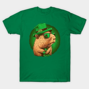 Capybara St. Patrick's Day T-Shirt